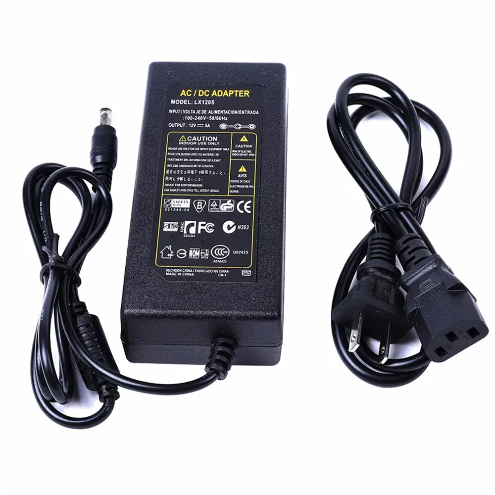 DC 12V 3A 4A 5A 6A 10A источник питания AC к адаптер светодиодный трансформатор для 3528 5050 5630