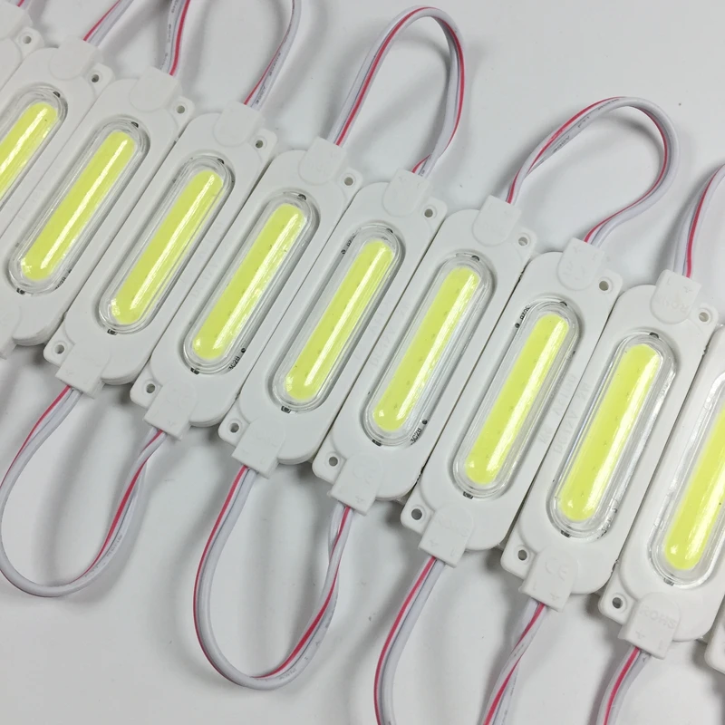 20 шт. DC12V COB Светодиодный модуль 7020 рекламные модули светящиеся символы, модули для фоновой подсветки IP65 водонепроницаемый