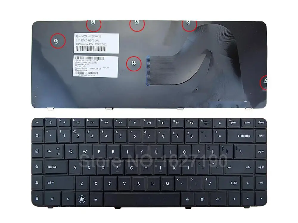 Новая английская клавиатура для HP CQ62 CQ56 черная (OEM) PN: AEAX6U00110 сменная Клавиатура