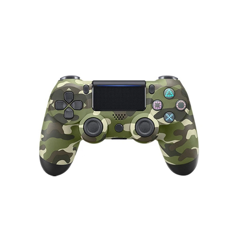 Для sony PS4 контроллер Bluetooth Вибрационный геймпад для Playstation 4 Detroit беспроводной джойстик для PS4 игры ConsoL - Цвет: green camo