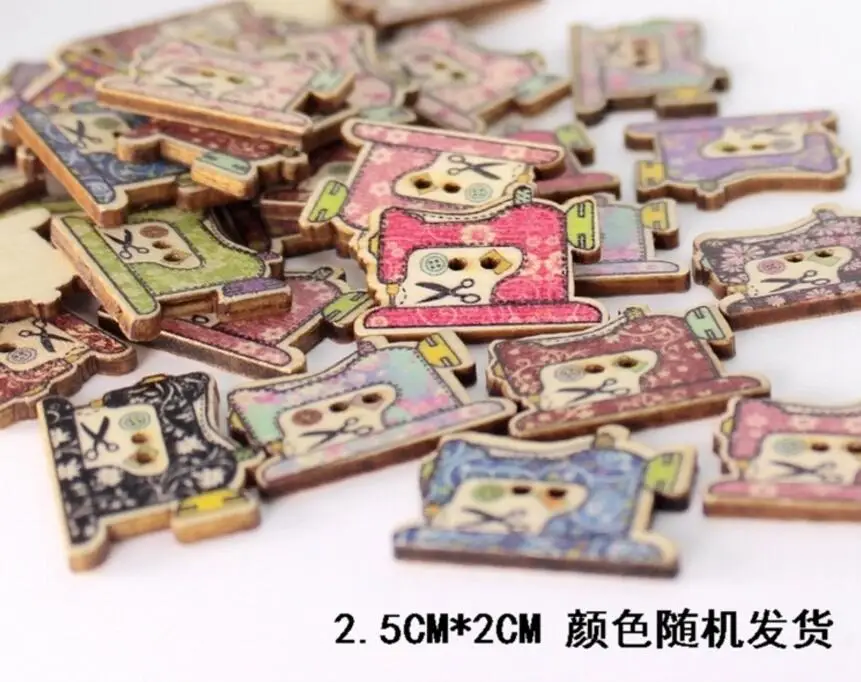 20 шт. фотообои с двумя отверстиями|2 hole wooden buttons|craft scrapbookwooden buttons |