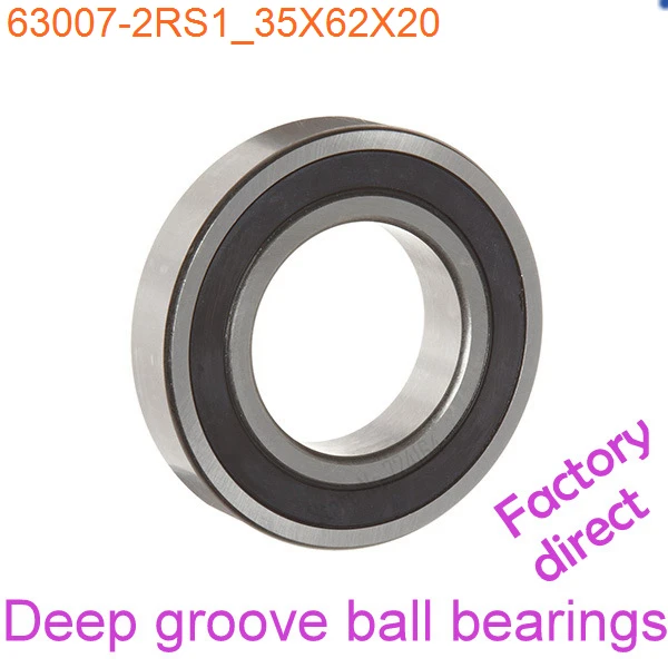Шариковый подшипник с глубоким желобом диаметром 35 мм 63007-2RS1 x 62 20 двойная