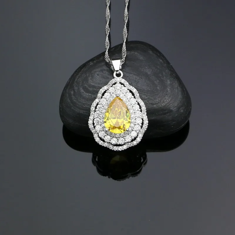 Модные женские ювелирные изделия из стерлингового серебра 925 пробы