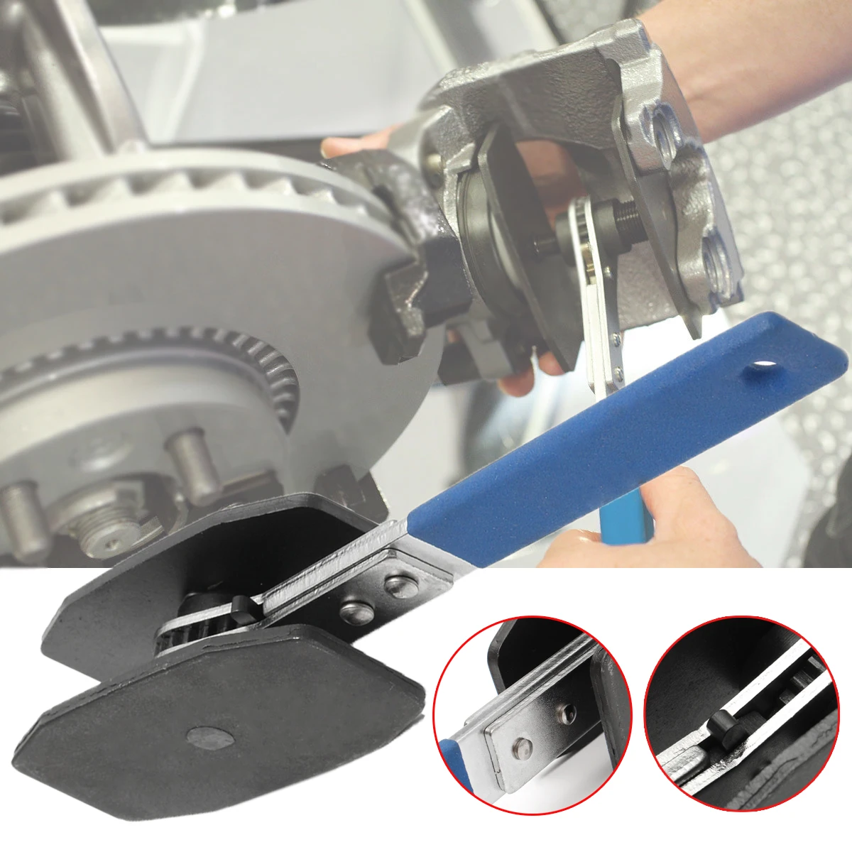 

Car Ratchet Brake Piston Caliper Spreader Tool Brake Caliper Press Twin Quad