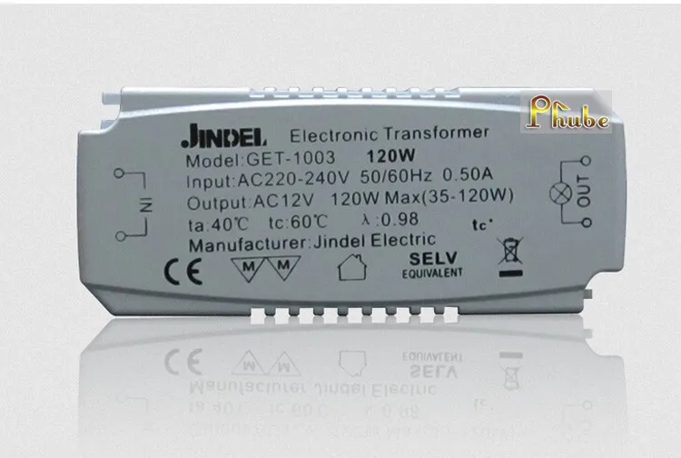 120 Вт освещение электронный трансформатор(вход 220 v-240 v, Ourput 12 v) гарантия
