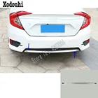 Крышка кузова автомобиля, защитный бампер, хромированная отделка из АБС, задняя крышка, нижние капоты, 1 шт. для Honda Civic 10 седан 2016 2017 2018 2019