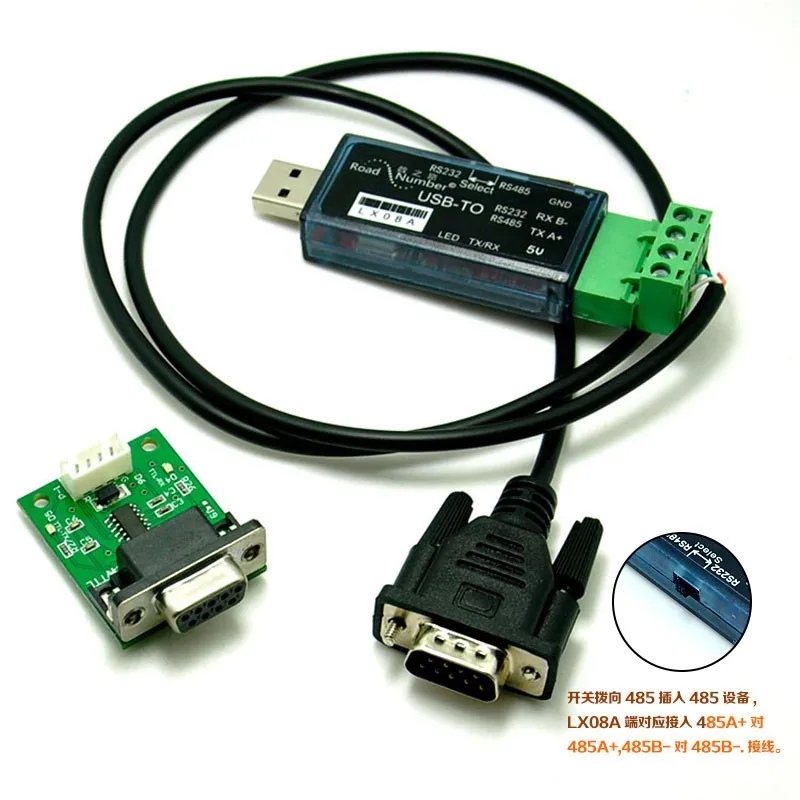 Двойные функции lx08A USB к 485 RS232 485A 485|Детали и аксессуары для приборов| |