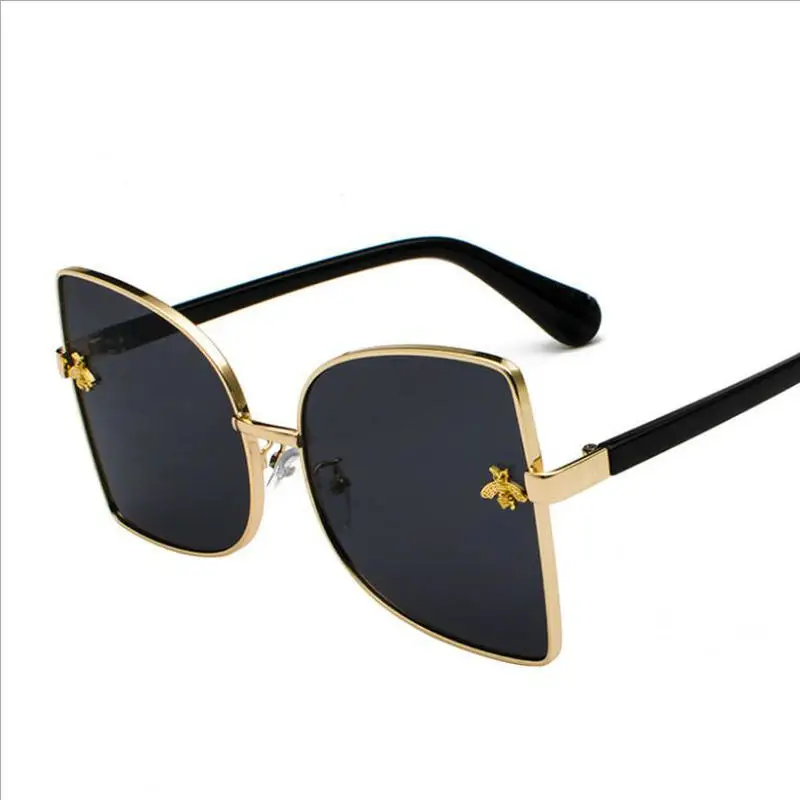 

KAPELUS Новые солнцезащитные очки Bee Super Star Солнцезащитные очки Cat Eye Personality Очки 9140