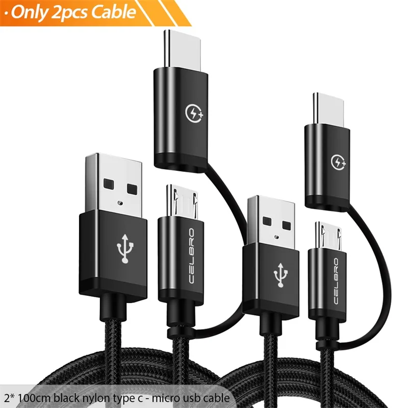 Only 2 cables Быстрая зарядка 3,0 Usb зарядное устройство 3 порта настенное зарядное устройство Кабель-адаптер для мобильного телефона Qc 3,0 3A Быстрая зарядка для iphone xiaomi huawei - Тип штекера: Only 2 cables