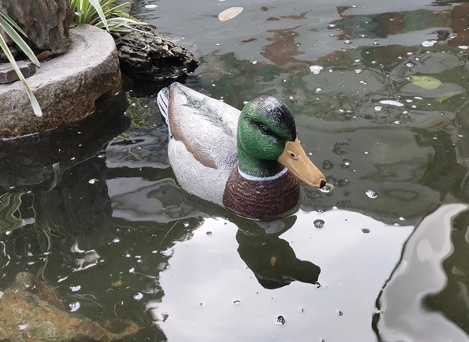 Манки для охоты на уток 3D охотничья игра Mallard водяная Сова стойка Sentry Drake 14in