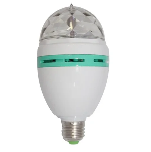 3 Вт красочные вращающийся RGB LED AC100-240V освещение сцены лампы декоративные | Лампы и
