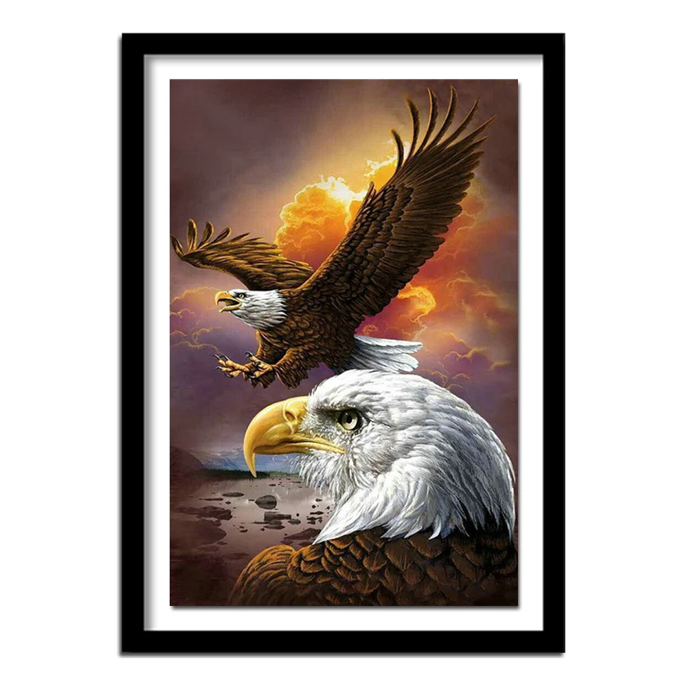 Animals Philadelphia Eagle DIY 5D Diamond  Full Diamond Painting Embroidery Cross Stitch Kits Creative Man Birthday Gifts