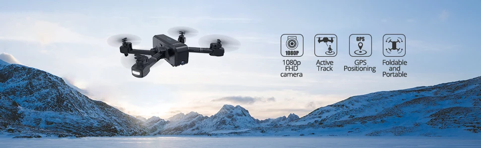 DEERC DE25 Дрон gps ГЛОНАСС FPV wifi RC Дроны с камерой Full HD 1080P Профессиональный gps Квадрокоптер