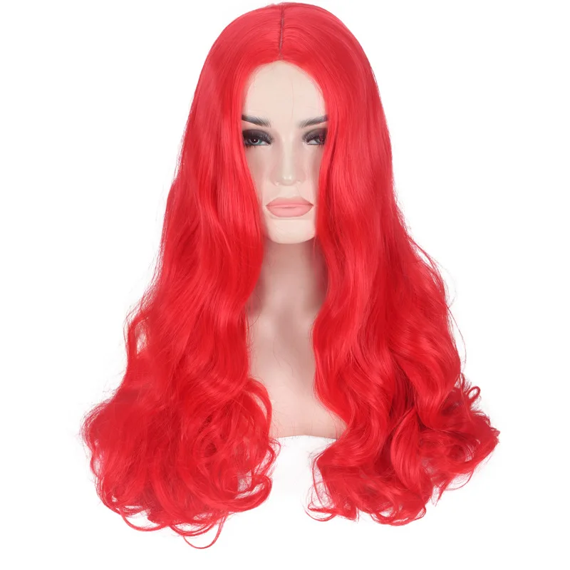 Длинные волнистые термостойкие парики для костюмированной вечеринки в ночном