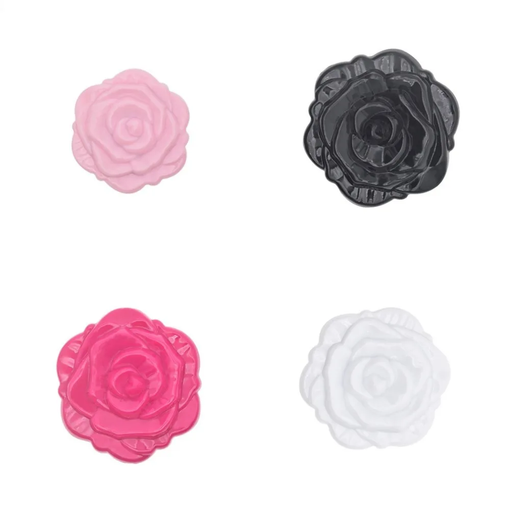 Dolovemk Mini Round Rose Mirror Folding Portable Pocket Double Side Cosmetic |