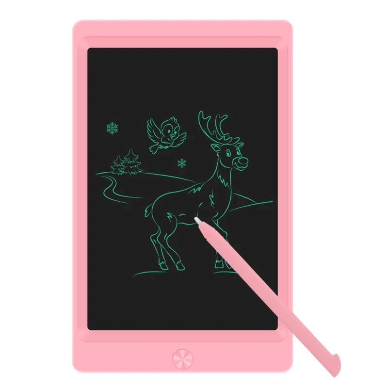 PINK Sunany 8,5 дюймов ультра-тонкий ЖК-дисплей бизнес цифровой рисунок для письма планшет колодки ЖК-планшет подарок для холодильника наклейка - Color: PINK