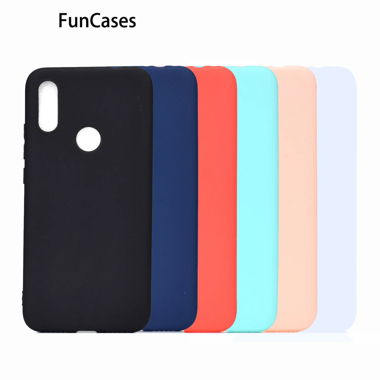 Cases For Phones phone case Redmi Note 5 Pro Pink Caso sFor Xiaomi coque 7 7A 4 5A 6 Soft Silicone Protector | Мобильные телефоны и