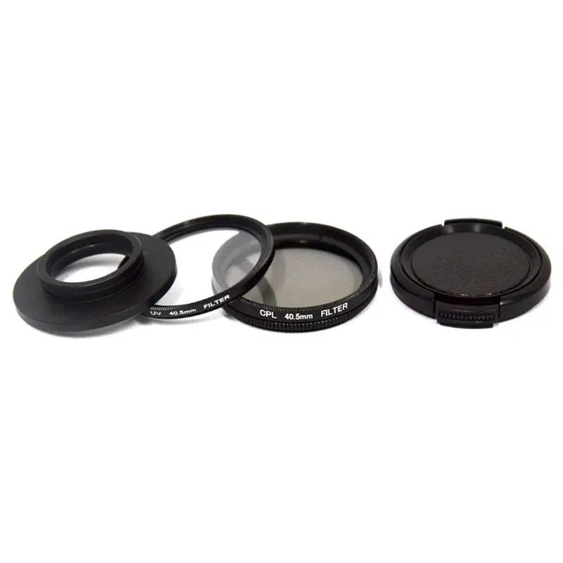 Аксессуары для SJCAM 40 5 мм CPL фильтр + УФ крышка объектива переходное кольцо SJ8 Pro Air