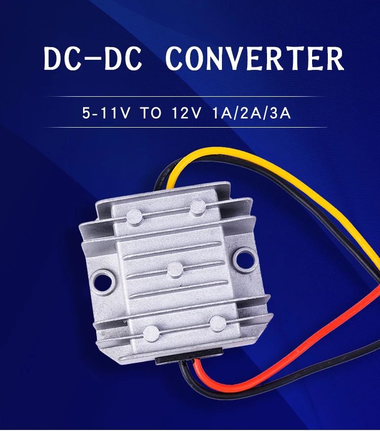 5 в 11 в до 12 В 1A 2A 3A DC преобразователь IP68 Повышающий Модуль преобразователь напряжения преобразователь частоты источник питания для автомобиля гольф-кары