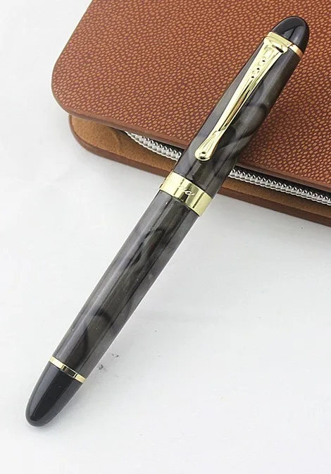 Jinhao X450 металлический круглый РОЛИК ручка без пенал Роскошные школьные канцелярские принадлежности Роскошный письменный милые ручки - Цвет: X