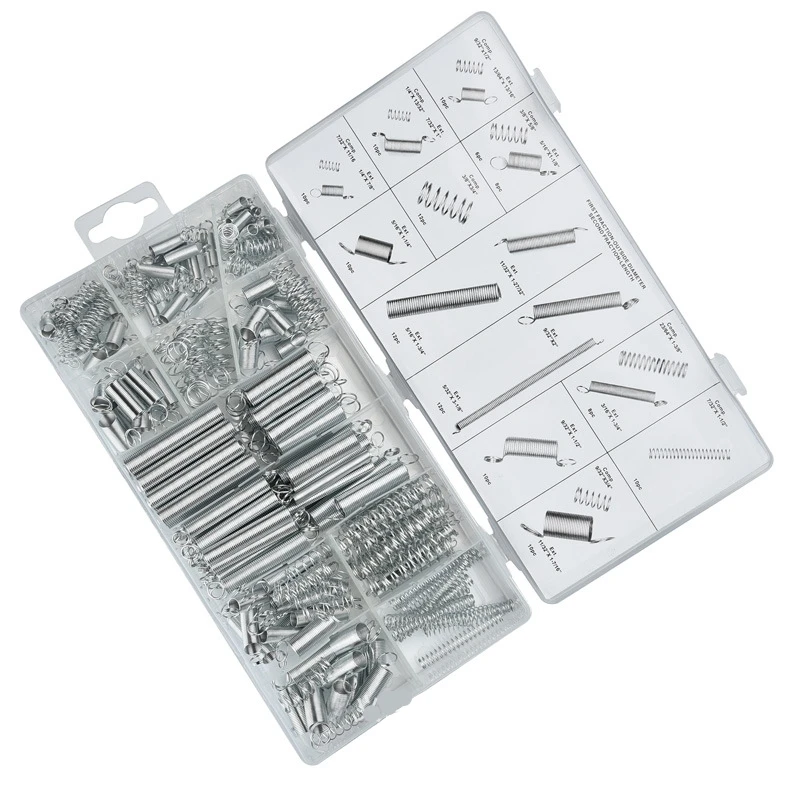 

200 pcs Spring Assortment with convenient re-sealable plastic case
