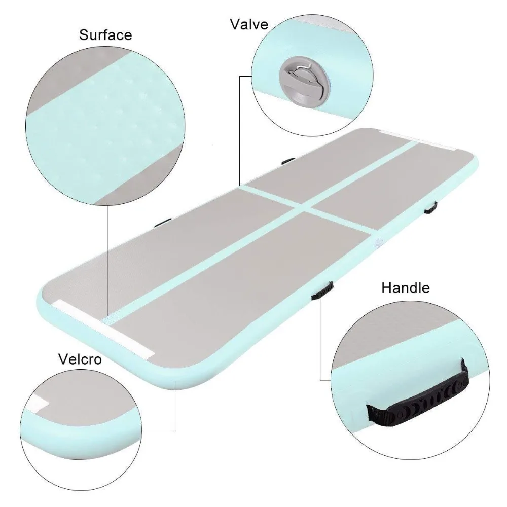 Надувные коврики с воздушным треком для гимнастики насосом боевых искусств
