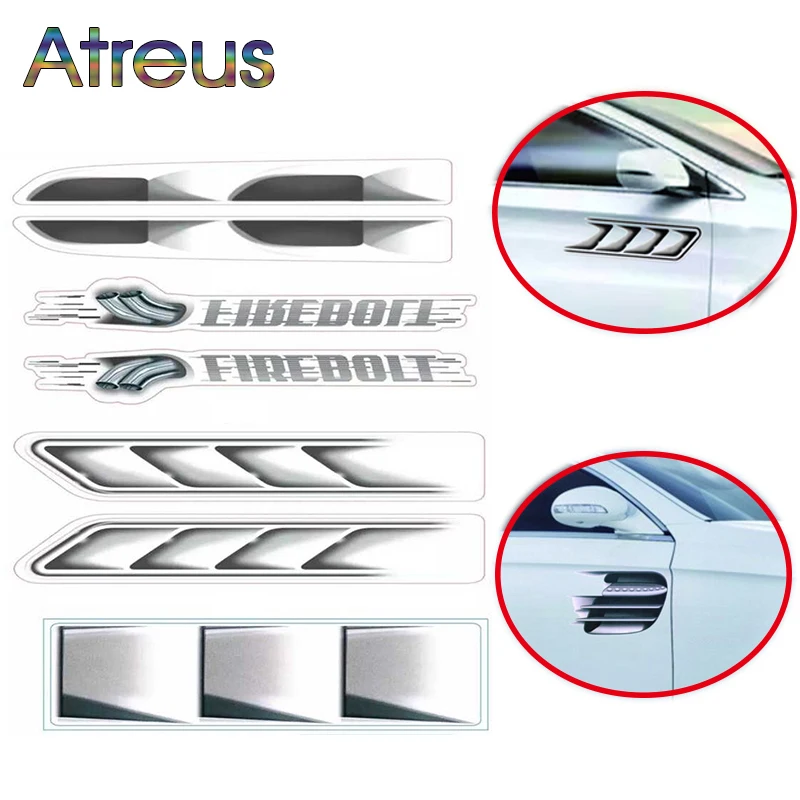 3d имитация автомобильных стикеров Atreus для Acura Chevrolet Cruze Aveo Peugeot 307 308 Seat Leon Mazda 3 6