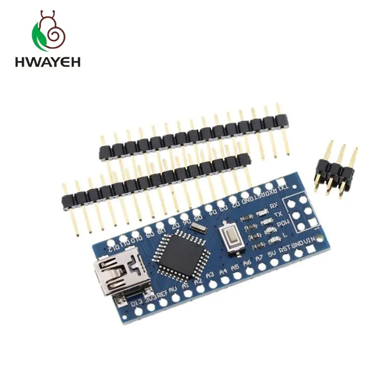 5 шт. контроллер Nano V3.0 ATmega328P совместимый с драйвером USB arduino nano CH340 без кабеля NANO 3