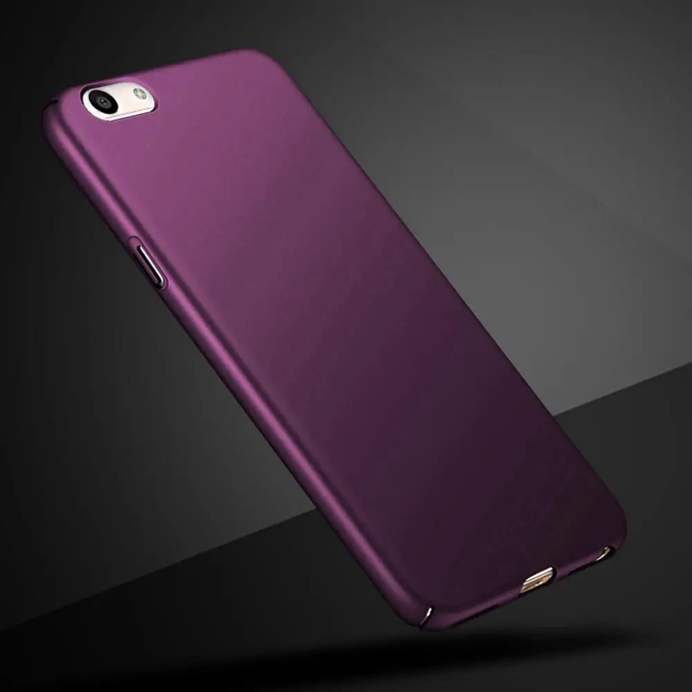 Purple Для oppo f1s чехол Роскошный 360 полный защитный чехол на заднюю панель телефона для oppo a59 f1s a59m a1601 твердый PC противоударный чехол 5,5 - Цвет: Purple