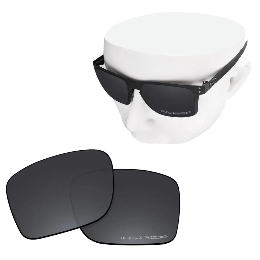 OOWLIT Anti-Scratch Polycarbonate Replacement Lenses for-Oakley Holbrook Metal OO4123 Etched Polarized Sunglasses