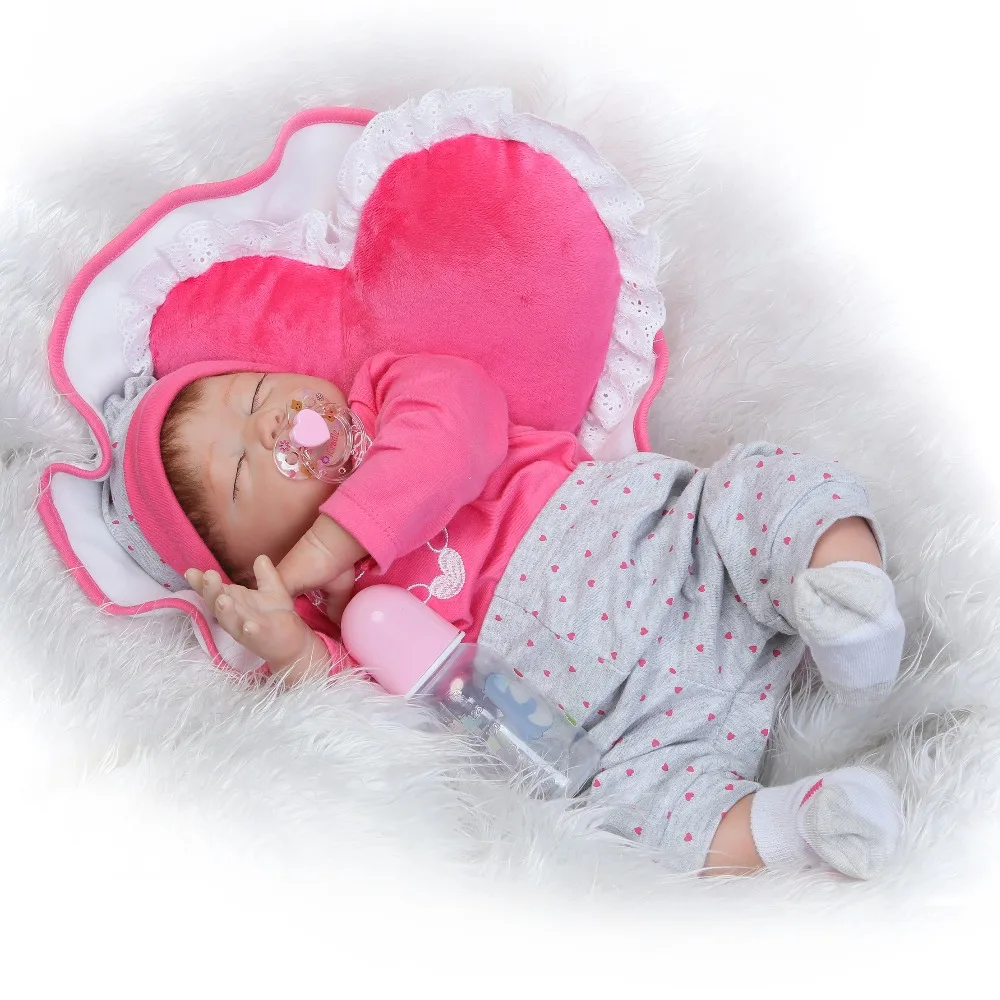 

Bebes reborn Super real baby newborn dolls 22inch 55cm silicone reborn baby doll toys for children gift bebe girl rebon