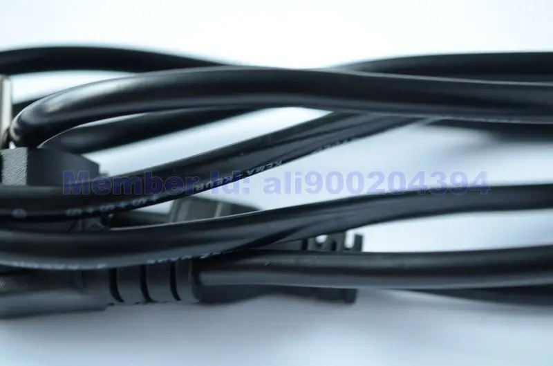 JIGU 1 5 M ЕС 3 зубец 2 Pin AC Шнур питания для ноутбуков Кабель адаптер штекер черный