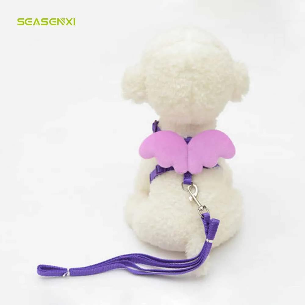 Ошейник для собак регулируемый милый ангел крылья домашних животных чихуахуа