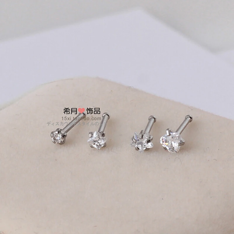 Милый мини нержавеющей стали 316L пирсинг уха шпильки сережка Пирс jewelry.9.24352