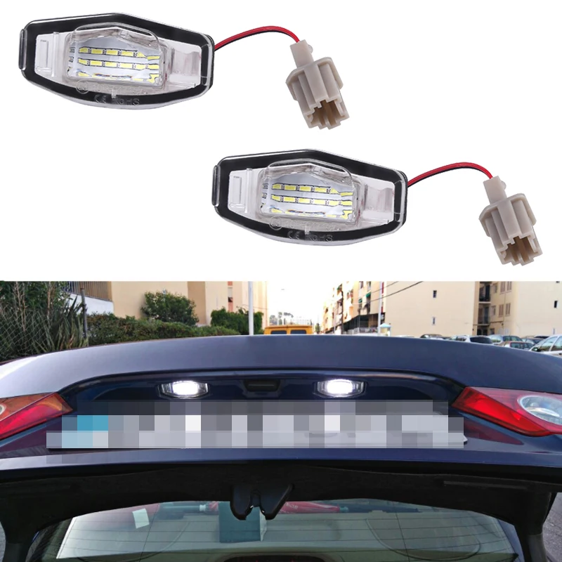 Urbanroad 2 шт./компл. 6500K белые номерные знаки без ошибок 12 В для Honda Accord Civic City Odyssey MR