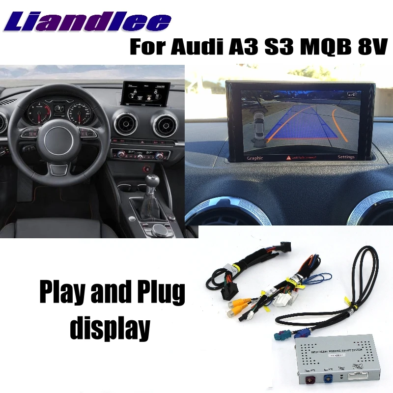Комплект парковочной камеры Liandlee для Audi A3 S3 MQB 8V MMI|Камеры заднего вида авто| |