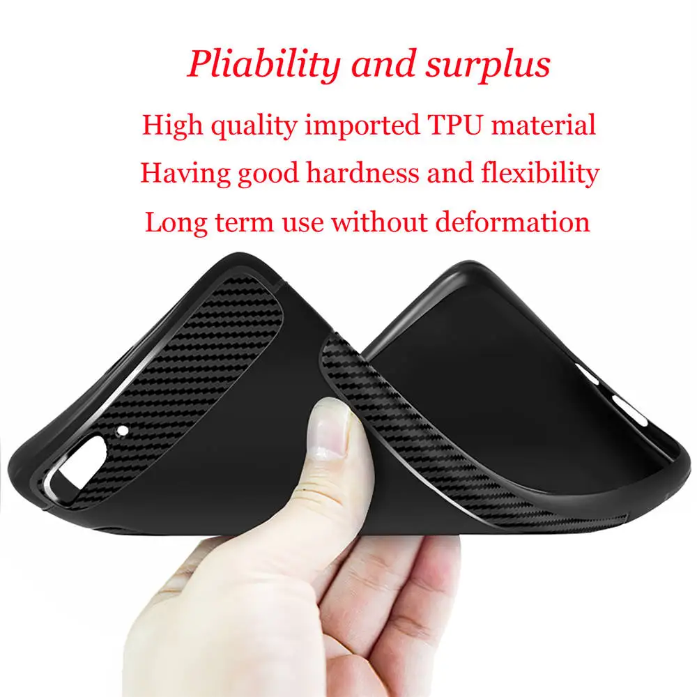 Matte Phone Covers Cases For HUAWEI Honor 7A 16GB 32GB Carbon Case Honor7A Pro Dual Soft Silicon TPU Mens Woman |