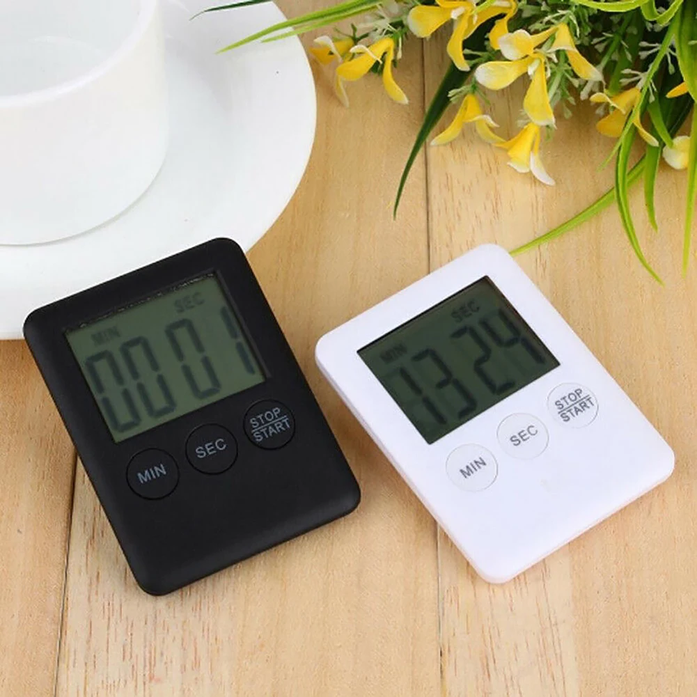 Kitchen Mini Digital Counter Timer Cooking LCD Large Magnetic Countdown Up | Дом и сад