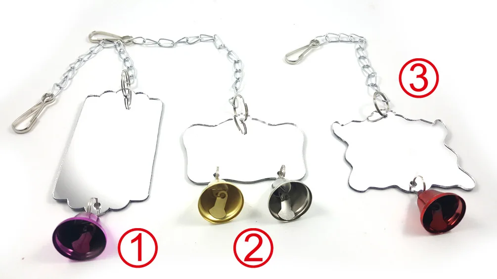 Зеркальный попугай с одним лицом игрушки для птиц качели клетка колокольчиком