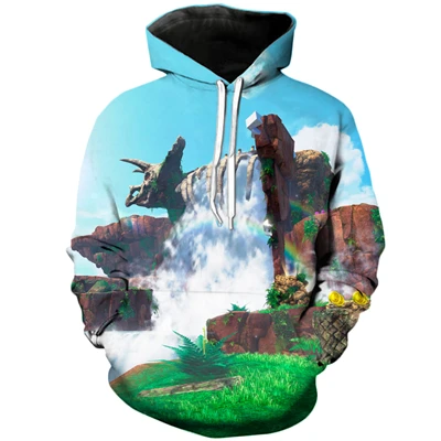 color as the picture PLstar Cosmos брендовая одежда новые модные мужские толстовки Супер Марио Одиссея игра печать 3d толстовки унисекс Повседневная Толстовка K-3 - Цвет: color as the picture