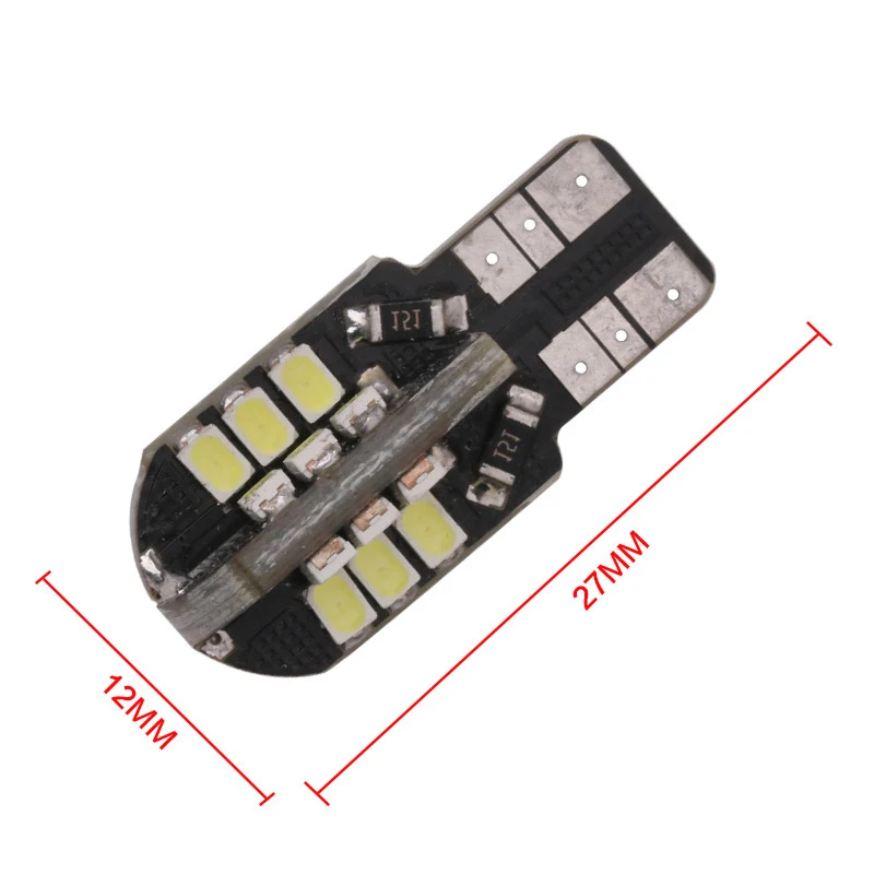 2X T10 W5W светодиод шина может свет 24SMD 1206 зазор боковой габаритный фонарь 168 194 WY5W