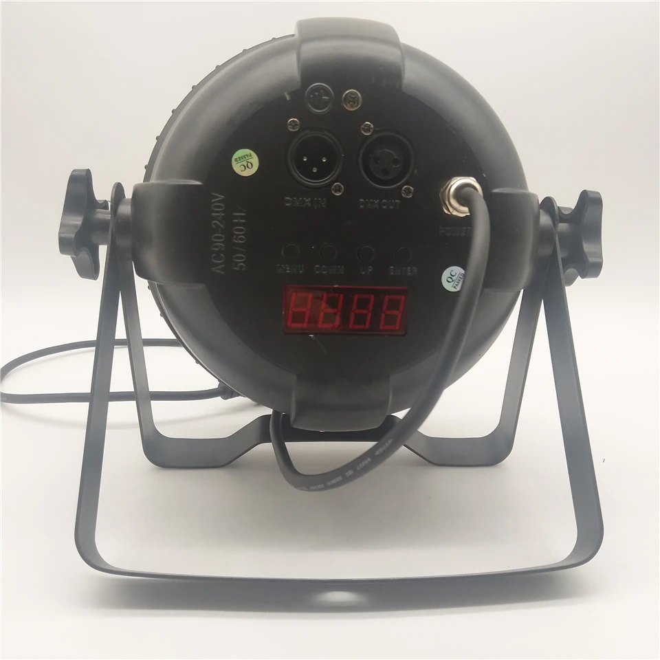 2 комплекта/18x18 Вт RGBWA + UV 6 в 1 Par свет LED панель света DMX512 сценический партии КТВ