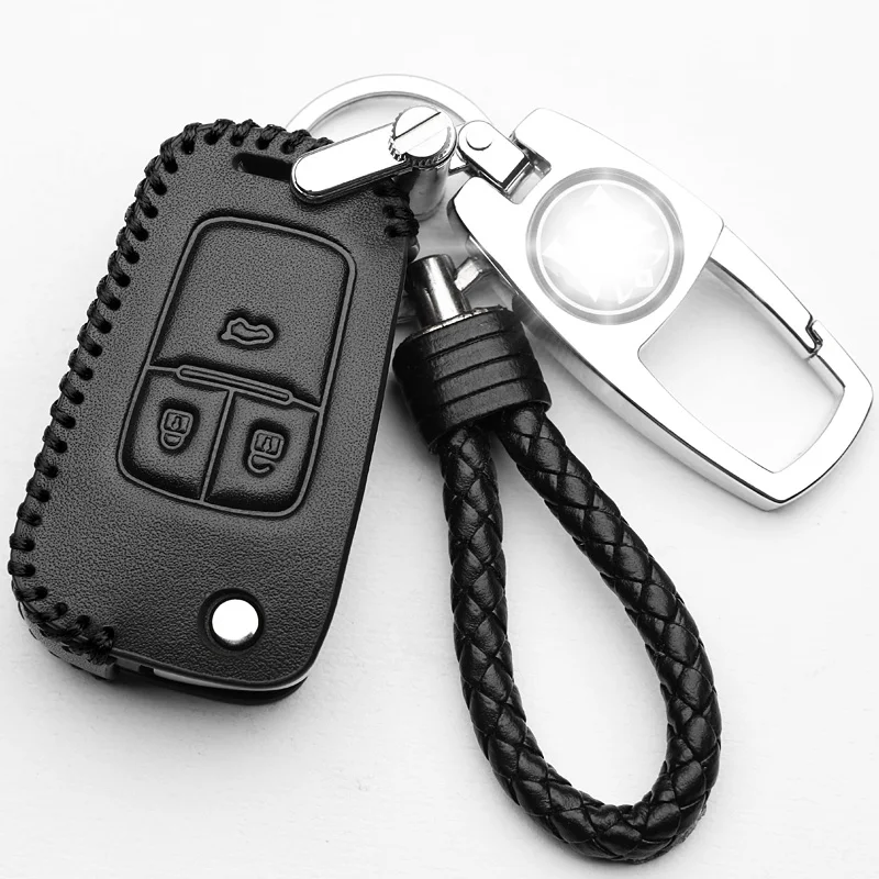 Кожаный чехол с откидной крышкой для Брелока Для Chevrolet Cruze Aveo Buick VAUXHALL OPEL Insignia Astra J