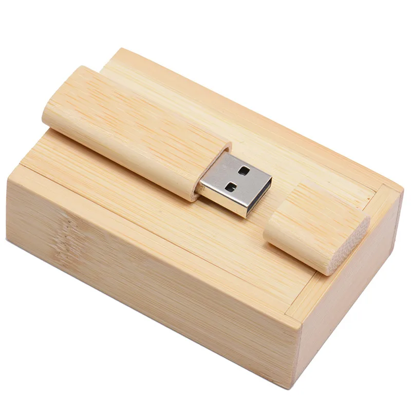 bamboo JASTER деревянный USB+ коробка USB флеш-накопитель ручка драйвер Флешка 4 ГБ 8 ГБ 16 ГБ 32 ГБ карта памяти USB creativo персональный логотип - Цвет: bamboo