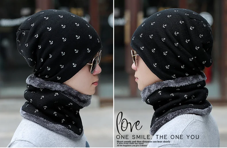 Зимняя шапка Мужская Skullies Beanies для женщин шапочки с шарфами Балаклава маска Gorras Толстая Теплая Шапка мягкая повседневная плюс бархатная вязаная шапка