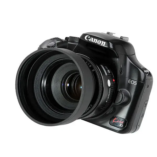 Складная резиновая линза для камер canon nikon объектив 82 мм 3 в 1|Бленды| |