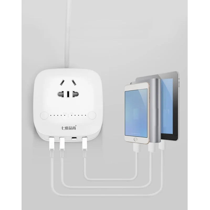 Штепсельная Вилка CN многофункциональная настольная розетка с USB-разъемом и