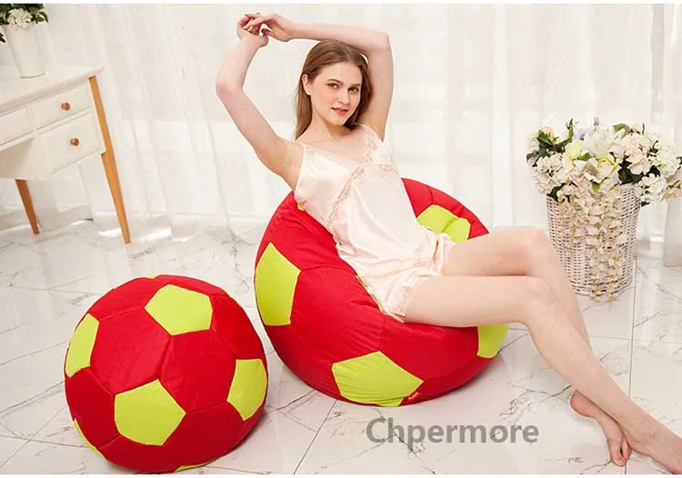 Chpermore Simple football Bean Bag lazy sofa Comfortable Living room leisure soccer Bean bag sofa Hotel single tatami chair