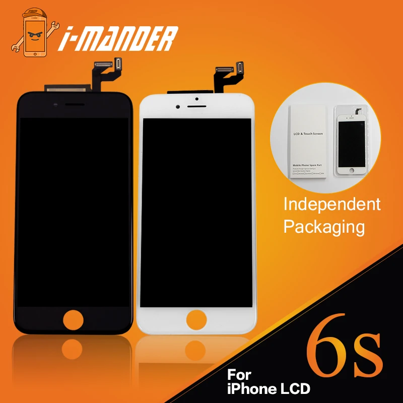 Высокое Качество AAA + Сенсорный Экран Digitizer Ассамблея ЖК ДИСПЛЕЙ Для Apple iPhone 6 S с 3D