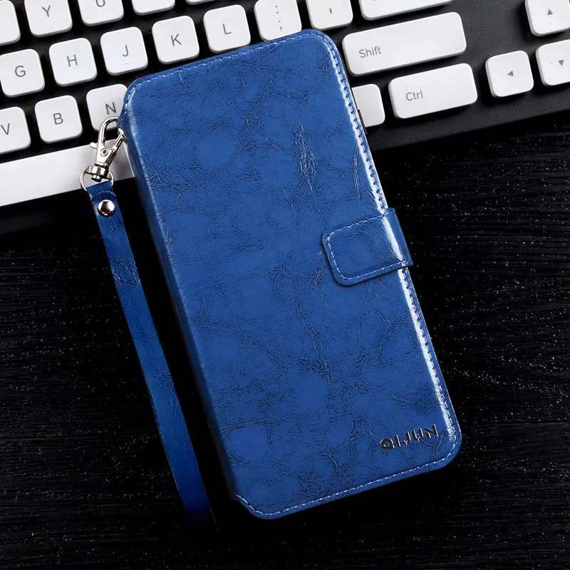 Чехол-книжка для Doogee X3 X5 Pro Max X6 X7 X9 Mini fundas, винтажный кошелек в деловом стиле, чехол-подставка для X10 X20 X30 X5Pro - Цвет: Navy